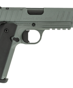 Tisas Nightstalker SF-C 45 ACP, 4.25" Compensated Barrel, Gray Cerakote, Rail, Novak Sights w/Tritium Front, 2x8rd Mags