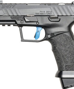 Tisas PX-9 Raptor Duty Frame 9mm 4.10" Ported Barrel, Optic Ready 20 Rd Mag