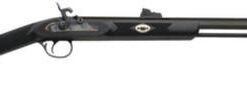 Traditions Black Powder Deerhunter Muzzleloader .50 Caliber Percussion 24" Blue Octagonal Barrel Williams Metal Fiber Optic Sights Black Synthetic...