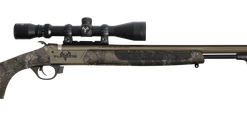 Traditions Pursuit XT Pro 50 Cal, 26" Threaded Barrel, Veil Alpine Camo, 3.5-10x44mm Duplex Scope
