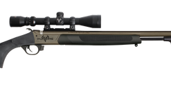 Traditions Pursuit XT Pro Scope 50 Caliber Tungsten Cerakote 26" Fluted/Threaded VAPR Twist Barrel, Black Adj Cheek Piece & LOP Synthetic Stock,...