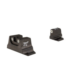 Trijicon Bright & Tough Night Sight Suppressor Set, White Front/White Rear & Green Lamps - for Smith & Wessonc.O.R.E.