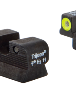 Trijicon HD Night Sight Set, Tritium Green/Yellow Outline Front, For Colt 1911