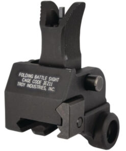 Troy Front M4 Folding Gas Block Mounted Battlesight Black