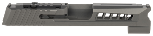 True Precision Inc Axiom Optic Cut Slide Fits Sig P365 XL Black DLC Anodized 416R Stainless Steel