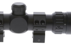 Truglo OPTI-Speed Crossbow Scope 1-4x 24mm Obj Wide FOV 30mm Tube Black Illuminated BDC