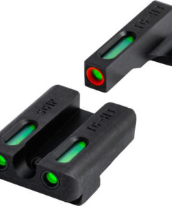 Truglo, TFX Pro Brite Site Day/Night Sight Set For Sig P365, Front Sight Color Green Orange Focus Lock Ring, Rear Sight Green, Glows In The Dark No...