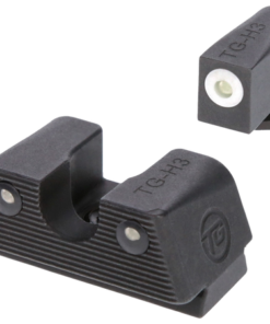 TruGlo Tritium X Night Sight Set White Outline Tritium Front/Green Tritium Rear/Black Nitride Fortress Frame, Compatible Glock 42/43/43X/48 Except...