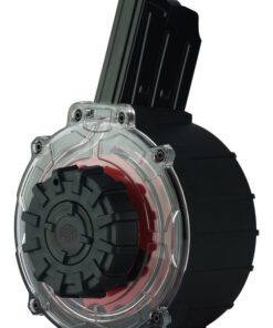 Typhoon Drum Magazine 12 Ga, Black/Red, For Typhoon Defense X12/F12, 20rd