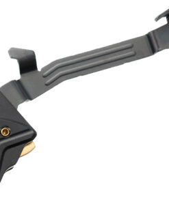 Tyrant CNC Improved Tyrant Trigger System, Fits Glock 43X, Anodized Finish, Black Body Gold Safety Blade