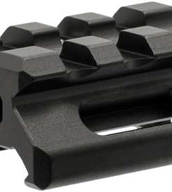 UTG, Super Slim Picatinny Riser Mount, 1/2" Height, 3 Slots. Black