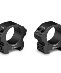 Vortex Pro Series Riflescope Rings, 1", Weaver/Picatinny, Low Height, Black