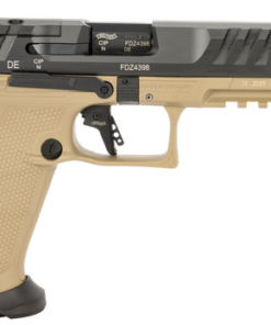 Walther PDP Pro 9mm, 5.1" Barrel, FDE Frame, Black Slide, Flared Magwell, 18rd