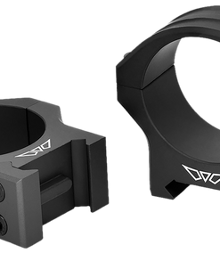 Warne Maxima Horizontal Rings Matte Black Steel 34mm Tube Picatinny/Weaver