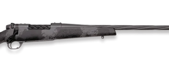 Weatherby Mark V Live Wild 25-06 Remington, 24" Threaded Barrel, Black/Grey Sponge Pattern Accents, Gray Rec, 4rd