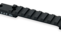 Weatherby Picatinny Rail Matte Black Aluminum Weatherby Model 307 Weaver Mount Short Action 20 MOA