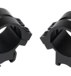 Weaver Quad Lock, Tip Off .22, 1" Extra Extra High Rings, Fits 3/8" Dovetail, Matte Finish, Black