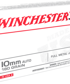Winchester 10mm, 180gr, Full Metal Jacket Flat Nose, 50rd Box