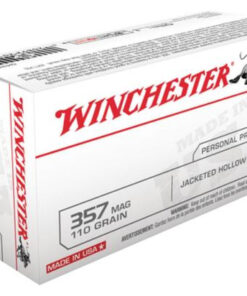 Winchester 357 Rem Magnum Jacketed Hollow Point 110gr, 50Box/10Case
