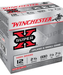 Winchester 5 Super-X High Brass 12 Ga, 2.75" 1-1/4 oz 7.5 Shot 25rd Box