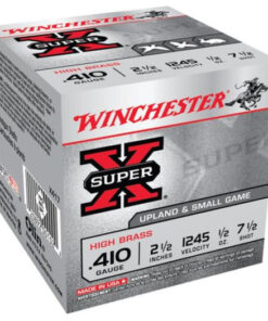 Winchester 5 Super-X High Brass 410 Ga, 2.5", 1/2oz, 7.5 Shot, 25rd Box