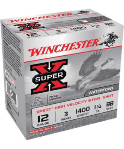 Winchester Expert Hi-Velocity 12 Ga, 3" 1-1/4 oz BB Shot 25Box/10Case
