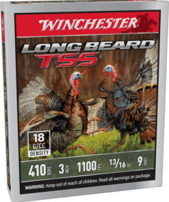 Winchester Long Beard TSS 410 Ga, 3", 13/16oz, Tungsten 9 Shot, 5rd Box