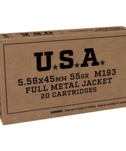 Winchester Service Grade 5.56x45mm, 55gr, Full Metal Jacket, 20rd Box
