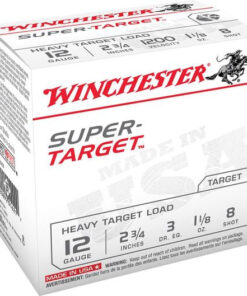 Winchester Super Target 12 Ga, 2.75", 1-1/8oz, 8 Shot, 25rd Box