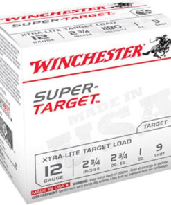 Winchester Super Target 12 Ga, 2.75", 1oz, 9 Shot, 25rd Box