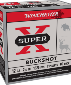 Winchester Super X 12 Gauge 2.75" 00 Buck Shot 25 Per Box