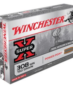Winchester Super X 308 Winchester, 150gr, Power-Point, 20rd Box