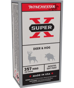 Winchester Super X 357 Magnum, 158gr, Jacketed Soft Point, 50rd Box