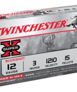 Winchester Super X Buckshot 12 Ga, 3" 15 Pellets 00 Buck Shot 5rd Box