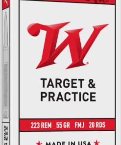 Winchester Target 223 Remington, 55gr, Full Metal Jacket, 20rd Box