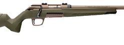 Winchester Xpert 17 WSM,18" FDE Cerakote Threaded Barrel, Flat Dark Earth, Drilled & Tapped, Olive Drab Green Thumbhole Polymer Stock, 8rd