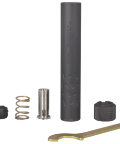 Yankee Hill Sidewinder M2 Suppressor 9mm 1.375" Black Stainless Steel Aluminum 1/2"-28 tpi
