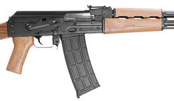 Zastava ZPAPM90 5.56x45mm, 18.25" Barrel, Black, Walnut Furniture, 30rd