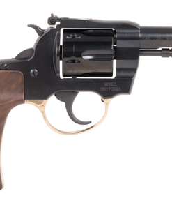 Henry H17 Big Boy Deadeye 357 Mag/38 Special, 4" Barrel, Polished Blued, American Walnut Gunfighter, Adj Rear, Ramp Fiber Front, 6rd
